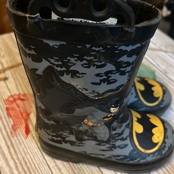 Western Chief Batman Rain Boots- Like New! - Picture 2 of 4